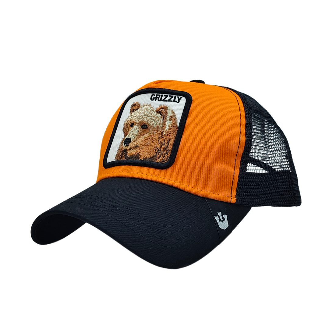 Grizzly Animal Cap