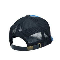 NY Blue Pattern Half Net Cap - The Caps' Cafe