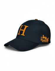 Hermes Paris Embroidered "H" Logo Baseball Cap