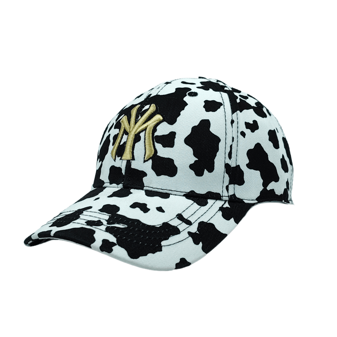Cow Print Glam Cap - The Caps' Cafe