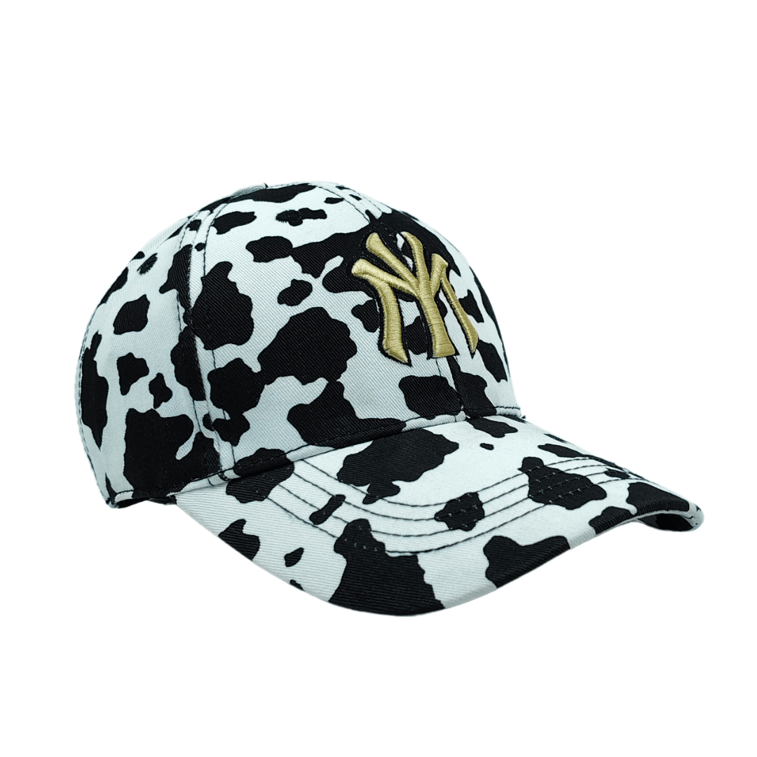 Cow Print Glam Cap - The Caps' Cafe